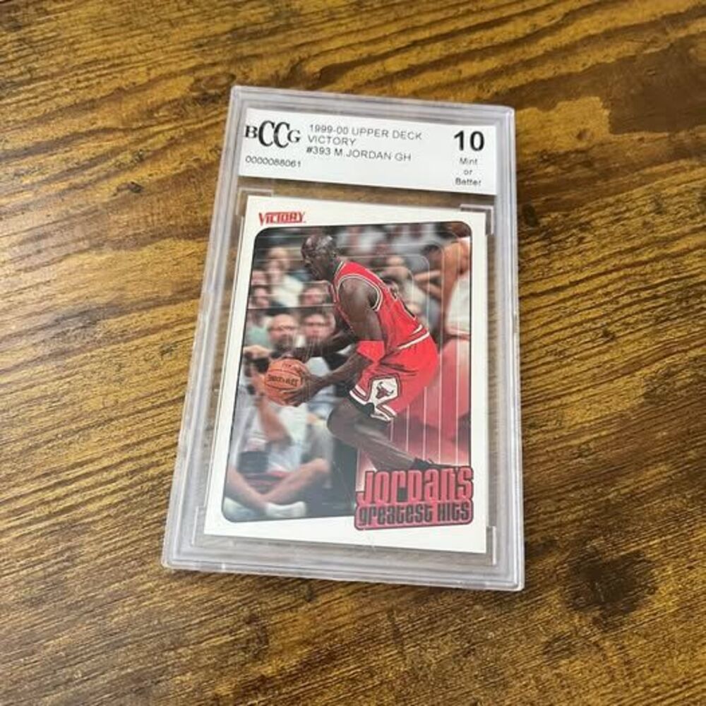 1999 Upper Deck Victory Michael Jordan #393 BCCG 10 Graded Greatest Hits